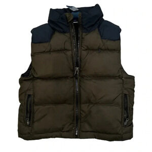 Polo Ralph Lauren Down Puffer Vest Children’s Olive Green and Black